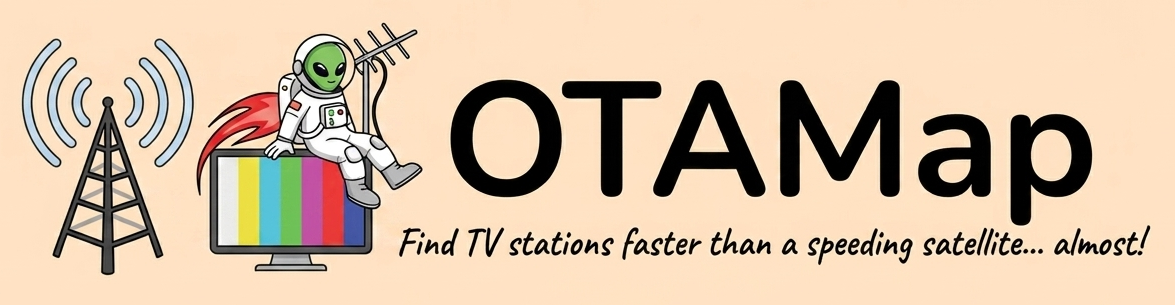 OTAMap — Find TV stations faster than a speeding satellite... almost!
